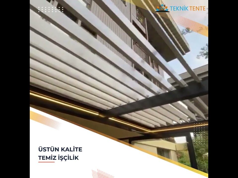 Cafe ve Restaurant için Bioklimatik Pergola